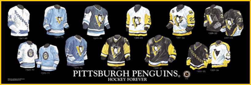 Penguins Sweater History