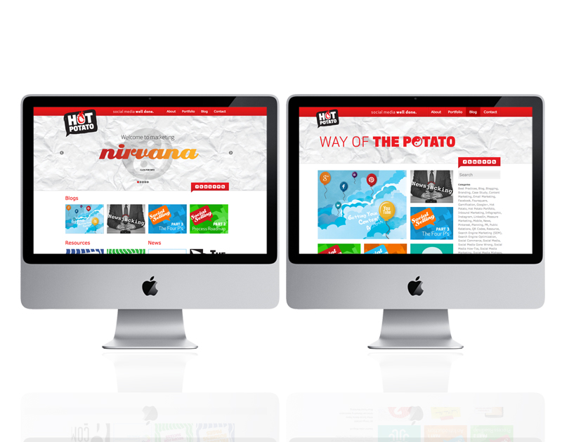 Website Design For Hot Potato