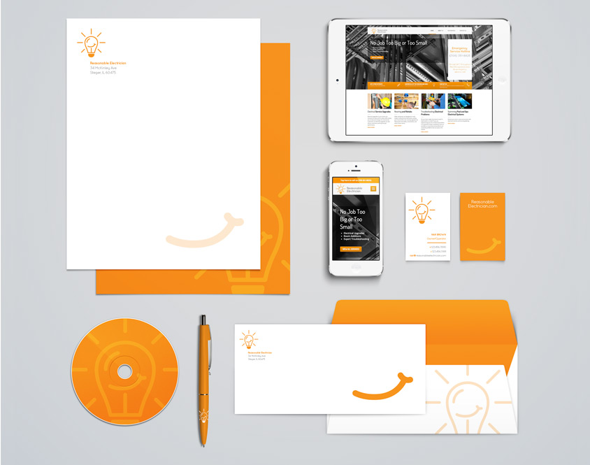 Brand Identity Reasonable Electrician