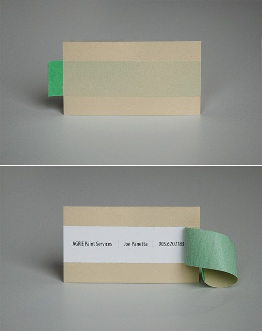 Agrie Paint Services Business Card