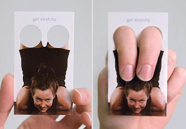 Creative Yoga Trainer Business Card