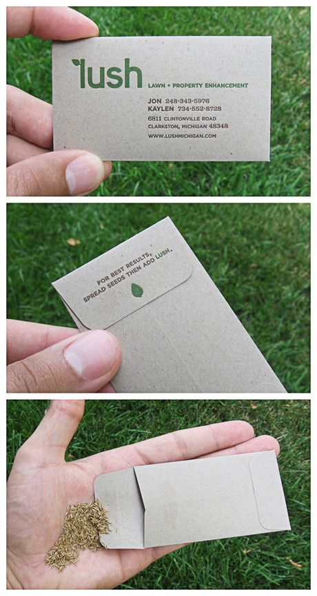Lush Lawn Business Card