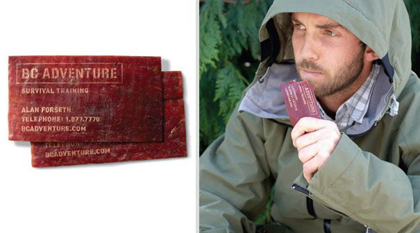 BC Survival Training Business Card