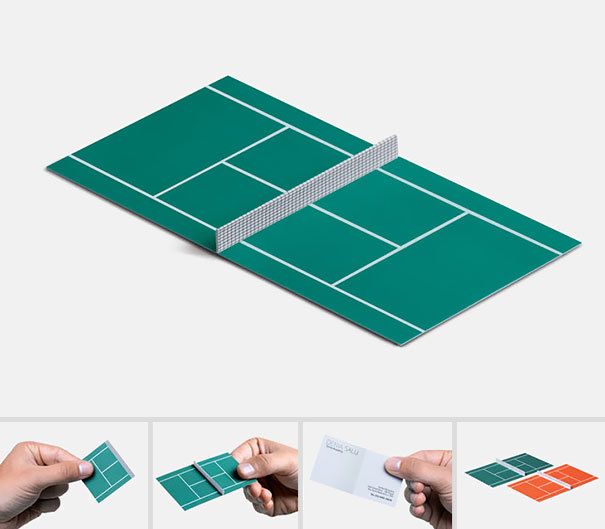 Tennis Court Business Card