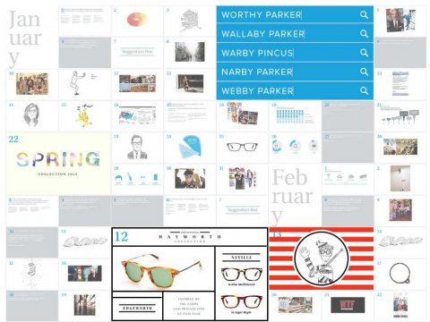 Warby Parker 2013 Annual Report Calendar