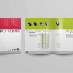 March Pumps Catalog Design