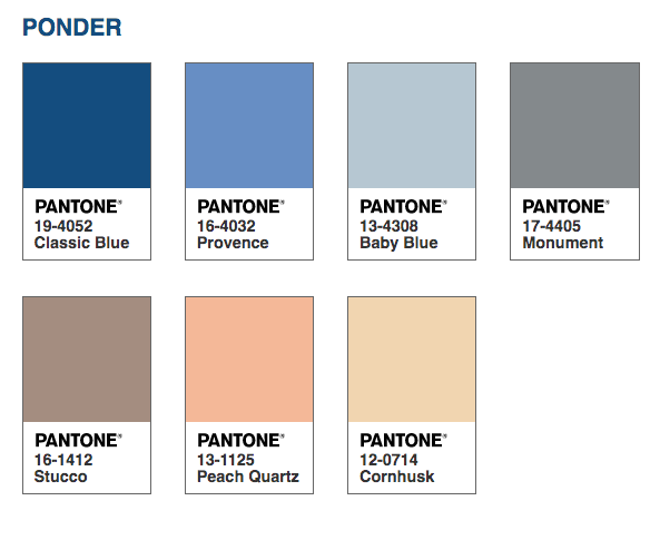 Premessa nemico ala classic blue pantone palette - scooterbrook.com