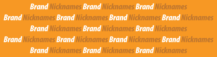 Brand Nicknames